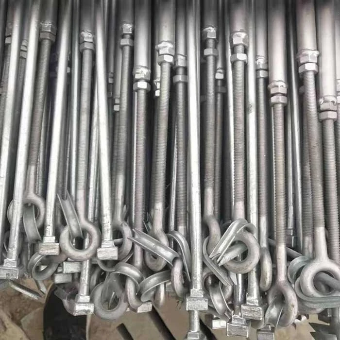 قضيب البقاء الأرضي المجلفن بالغمس الساخن من الفولاذ