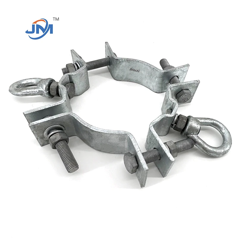 Hot Dip Galvanized Pole Band Mounting Clamp