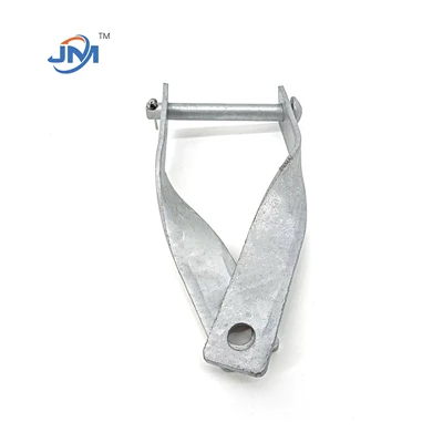تراجع الساخنة المجلفن الصلب الملتوية حزام Clevis لملحقات خط الرأس